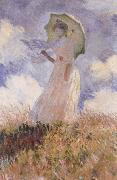 Claude Monet The Walk,Lady with Parasol USA oil painting artist